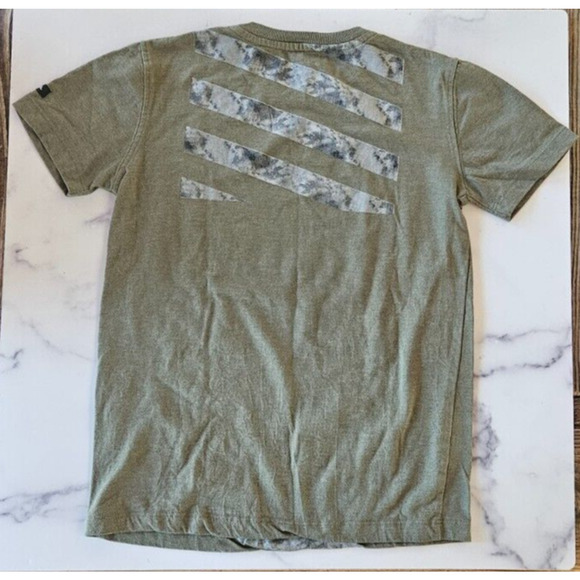 Diesel Boys T Shirt Small Green Short Sleeve Logo Print Crewneck Basic Tee - Picture 4 of 5